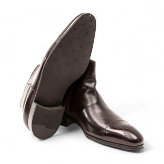 Artioli Renzo Calf-Skin Leather / Orylag Ankle Boot (ART1091)-AmbrogioShoes