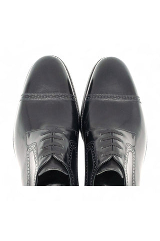 Artioli Riccardo Buffalo Leather Cap-Toe Derby (ART1053)-Dellamoda
