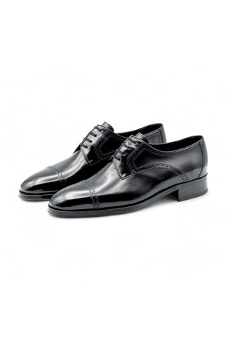Artioli Riccardo Buffalo Leather Cap-Toe Derby (ART1053)-AmbrogioShoes