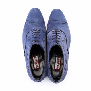 Artioli Roberto Men's Shoes Suede Leather Classic Oxford (ART1145)-AmbrogioShoes