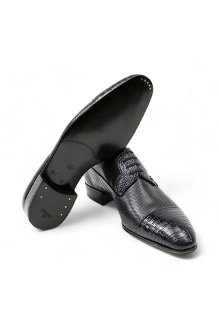 Artioli Ruggero Alligator / Kangaroo Leather Derby (ART1030)-Dellamoda