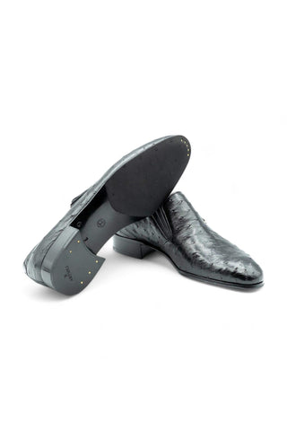 Artioli Sebastiano Ostrich Classic Slip-On Loafers (ART1047)-Dellamoda