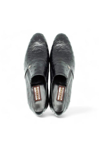 Artioli Sebastiano Ostrich Classic Slip-On Loafers (ART1047)-Dellamoda