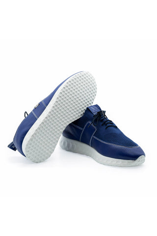 Artioli Shaquille Fabric / Calf-Skin Leather Sneaker (ART1127)-AmbrogioShoes