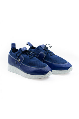 Artioli Shaquille Fabric / Calf-Skin Leather Sneaker (ART1127)-AmbrogioShoes