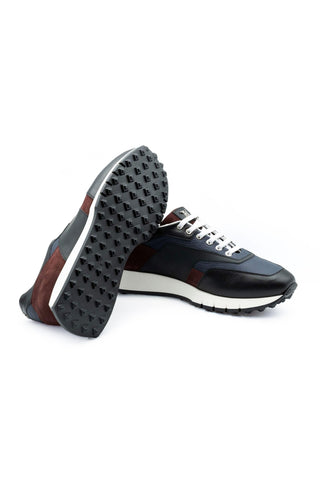 Artioli Stephen Deer-Skin / Calf-Skin Leather Casual Sneaker (ART1114)-AmbrogioShoes