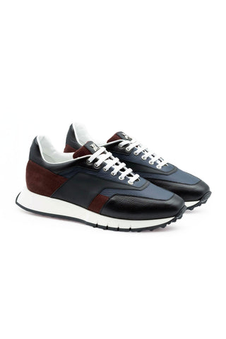 Artioli Stephen Deer-Skin / Calf-Skin Leather Casual Sneaker (ART1114)-AmbrogioShoes