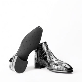 Artioli Tarquinio Alligator Zip-Up Boot