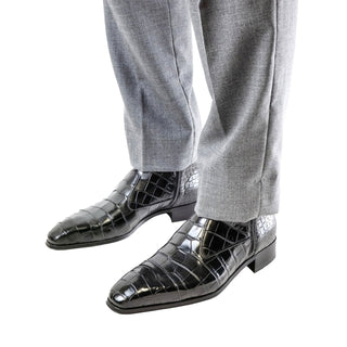 Artioli Tarquinio Alligator Zip-Up Boot