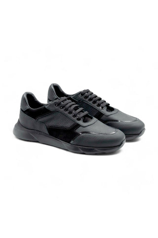 Artioli Zlatan Deer / Suede / Patent Sneaker (ART1095)-AmbrogioShoes
