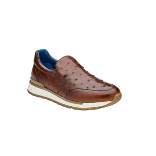 Belvedere Cramer G02 Men's Shoes Ostrich / Calf-Skin Leather Slip-On Sneakers (BV3170)-AmbrogioShoes