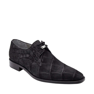 Belvedere Rome Alligator Suede Derby