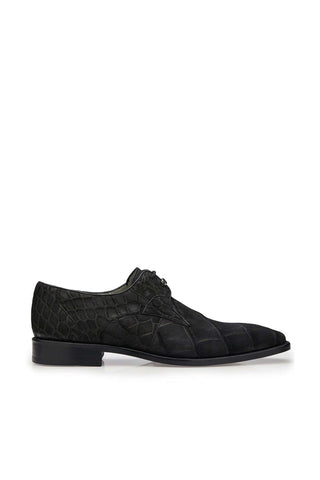 Belvedere Rome Alligator Suede Derby-AmbrogioShoes