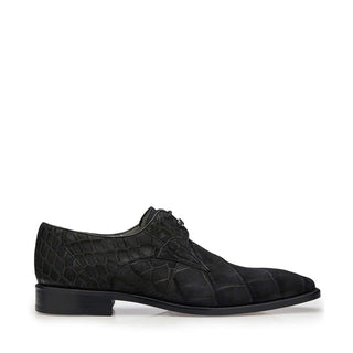 Belvedere Rome Alligator Suede Derby