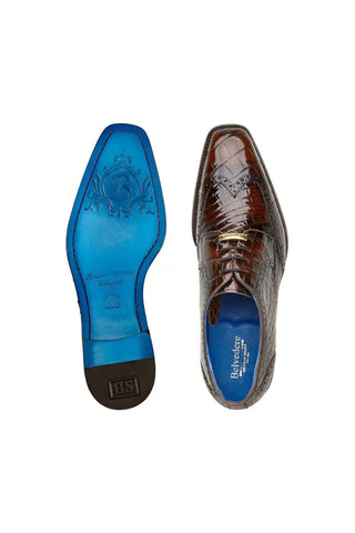 Belvedere Santo Alligator Derby-AmbrogioShoes