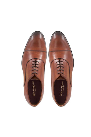 Bruno Magli Adriano Leather Cap-Toe Oxford-Dellamoda