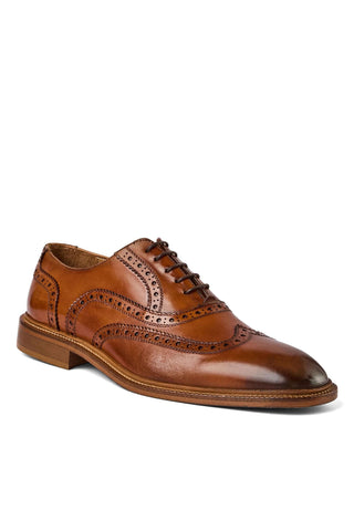 Bruno Magli Alfonso Leather Wing-Tip Oxford (BM1021)-Dellamoda