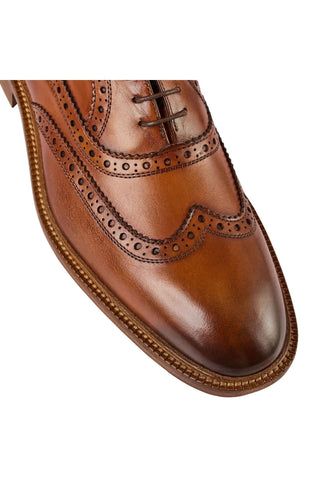 Bruno Magli Alfonso Leather Wing-Tip Oxford (BM1021)-Dellamoda