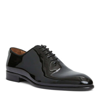 Bruno Magli Angelo Patent Calf-Skin Leather Whole Cut Oxford (BM1096)-AmbrogioShoes