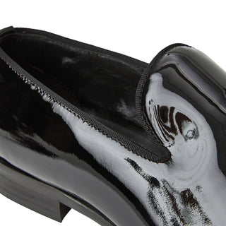 Bruno Magli Danilo Men's Shoes Whole-Cut Patent Calf-Skin Leather Loafer (BM1078)-AmbrogioShoes