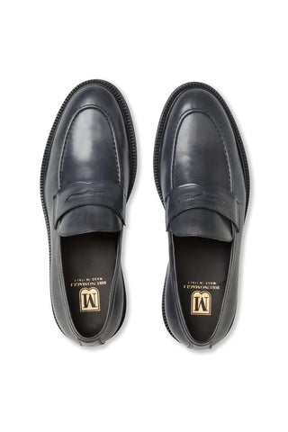 Bruno Magli Dorzano Supple Calf-Skin Leather Penny Loafer (BM1073)-AmbrogioShoes