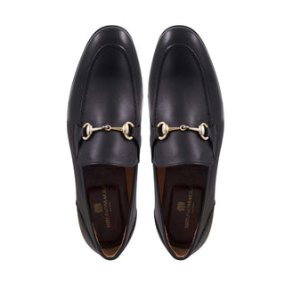 Bruno Magli Ferraro Calf-Skin Leather Horse-Bit Loafer (BM1092)-AmbrogioShoes