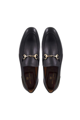 Bruno Magli Ferraro Calf-Skin Leather Horse-Bit Loafer (BM1092)-AmbrogioShoes