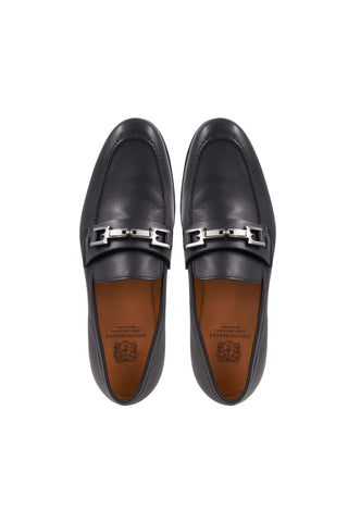 Bruno Magli Flex Calf-Skin Leather Horse-Bit Loafer (BM1001)-AmbrogioShoes