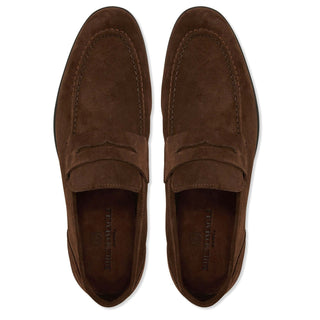 Bruno Magli Lastra Suede Unlined Slip-On Penny Loafer (BM1028)-AmbrogioShoes