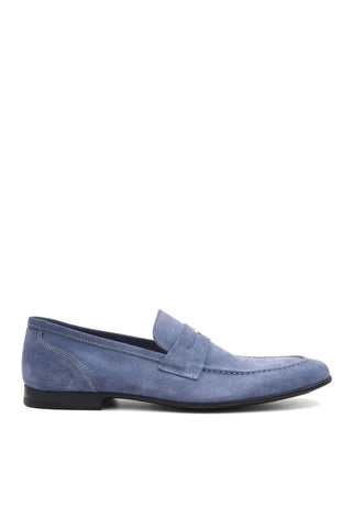 Bruno Magli Lastra Suede Unlined Slip-On Penny Loafer (BM1028)-AmbrogioShoes