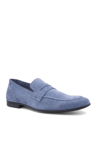 Bruno Magli Lastra Suede Unlined Slip-On Penny Loafer (BM1028)-AmbrogioShoes