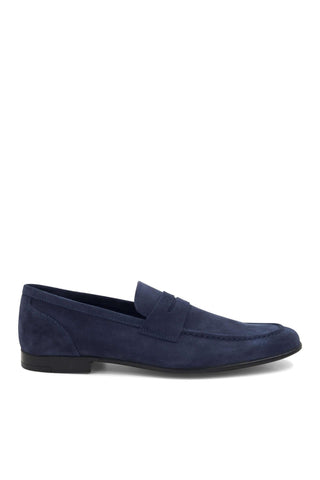 Bruno Magli Lastra Suede Unlined Slip-On Penny Loafer (BM1028)-AmbrogioShoes
