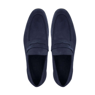Bruno Magli Lastra Suede Unlined Slip-On Penny Loafer (BM1028)-AmbrogioShoes