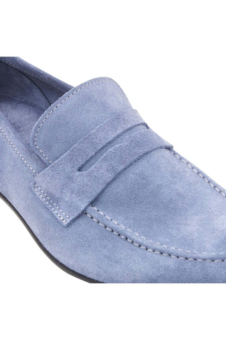 Bruno Magli Lastra Suede Unlined Slip-On Penny Loafer (BM1028)-Dellamoda