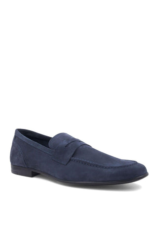 Bruno Magli Lastra Suede Unlined Slip-On Penny Loafer (BM1028)-Dellamoda