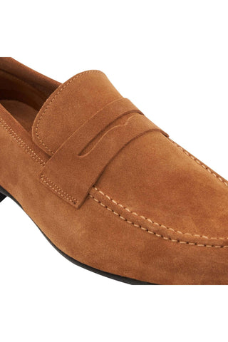 Bruno Magli Lastra Suede Unlined Slip-On Penny Loafer (BM1028)-Dellamoda