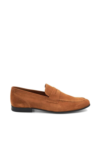 Bruno Magli Lastra Suede Unlined Slip-On Penny Loafer (BM1028)-AmbrogioShoes