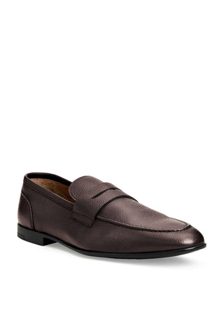 Bruno Magli Lastra Tumbled Calf-Skin Leather Penny Loafer (BM1064)-AmbrogioShoes