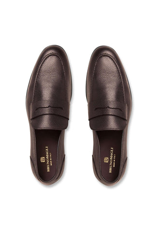 Bruno Magli Lastra Tumbled Leather Penny Loafer (BM1064)-AmbrogioShoes