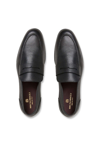 Bruno Magli Lastra Tumbled Leather Penny Loafer (BM1064)-Dellamoda