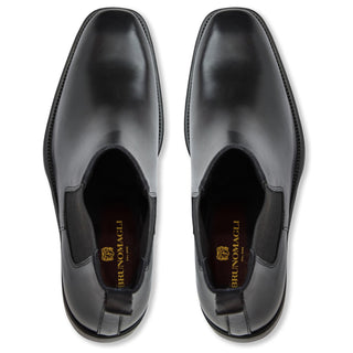 Bruno Magli Macy Men's Shoes Calf-Skin Leather Chelsea Boot (BM1060)-AmbrogioShoes