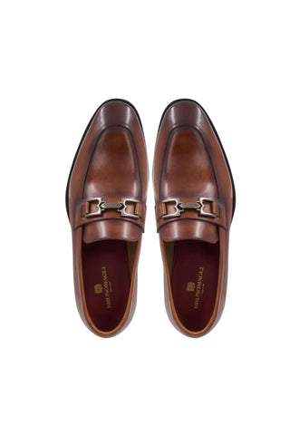Bruno Magli Maioco Leather Horse-Bit Loafer (BM1030)-Dellamoda