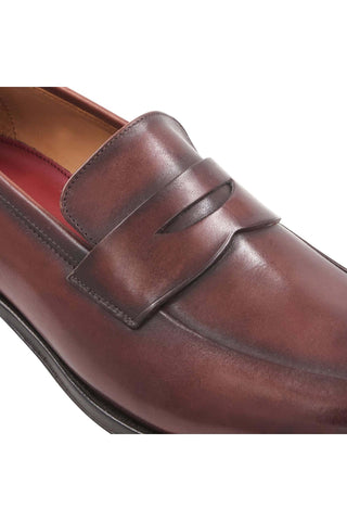 Bruno Magli Maioco Nappa Penny Loafer-AmbrogioShoes