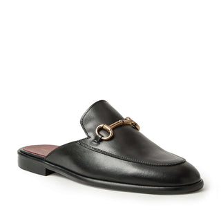 Bruno Magli Miami Leather Horse-Bit Slip-On Mule-AmbrogioShoes