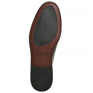 Bruno Magli Miami Men's Shoes Calf-Skin Leather Horse-Bit Slip-On Mule (BM1061)-AmbrogioShoes