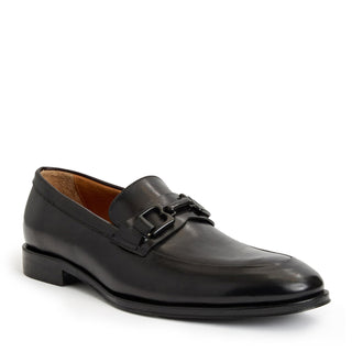 Bruno Magli Miaoco Men's Shoes Calf-Skin Leather Horse-Bit Loafer (BM1018)-AmbrogioShoes