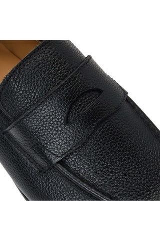 Bruno Magli Nathan Tumbled Leather Penny Loafer-AmbrogioShoes