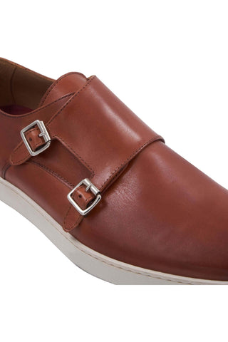 Bruno Magli Palestro Leather Double Monk Sneaker-Dellamoda