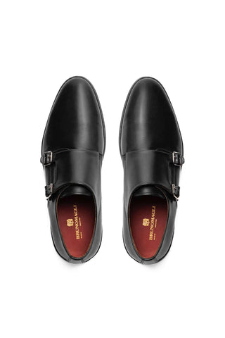 Bruno Magli Palestro Leather Double Monk Sneaker-Dellamoda