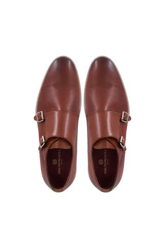 Bruno Magli Palestro Leather Double Monk Sneaker-Dellamoda